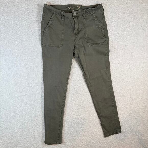 Seven7 Pants - Seven7 womens utility ankle skinny olive size 12